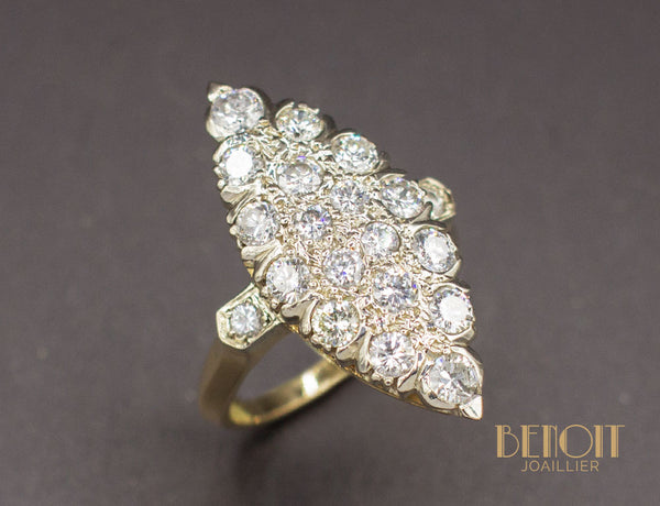 Bague Marquise Diamants