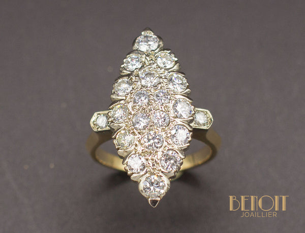 Bague Marquise Diamants