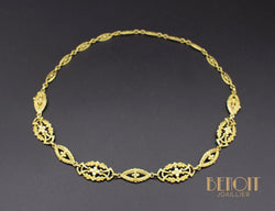 Bracelet / Collier Or Jaune XIXe siècle