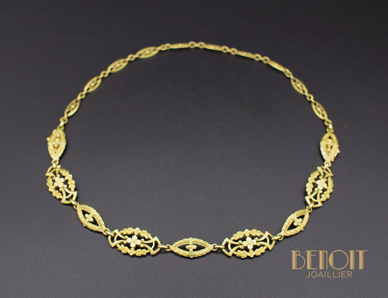 Bracelet / Collier Or Jaune XIXe siècle