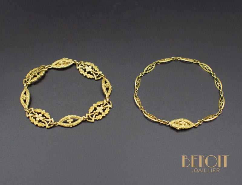 Bracelet / Collier Or Jaune XIXe siècle