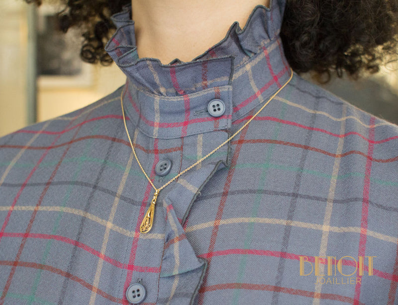 Collier Or Jaune "Les Recyclés"