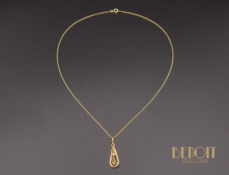 Collier Or Jaune "Les Recyclés"