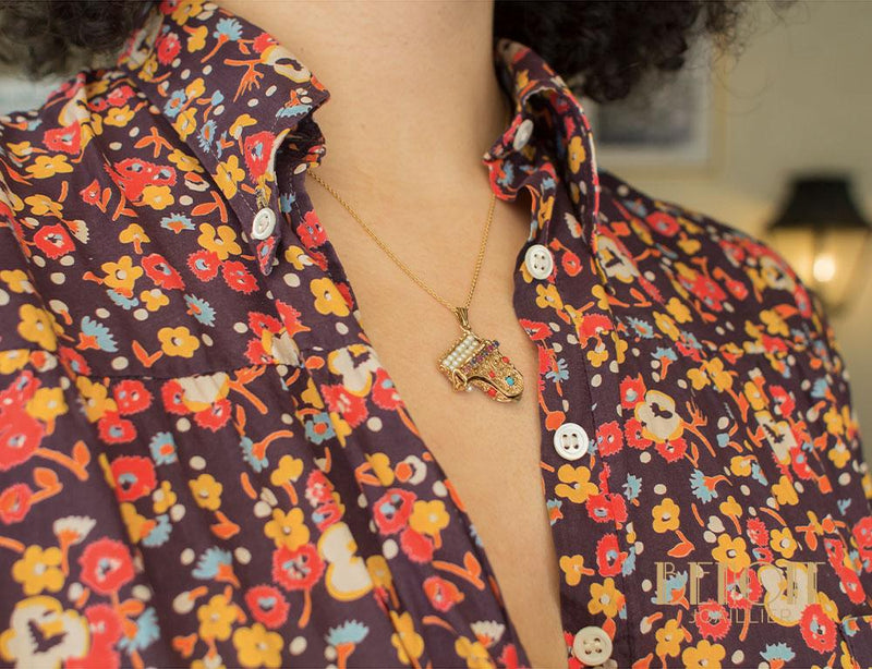 Pendentif Piano Or Jaune
