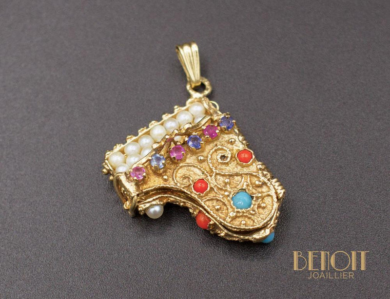 Pendentif Piano Or Jaune