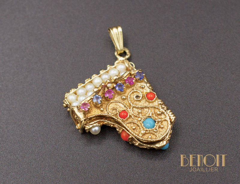 Pendentif Piano Or Jaune