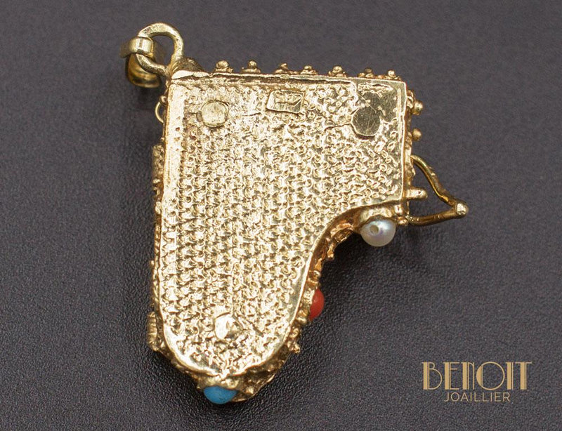 Pendentif Piano Or Jaune