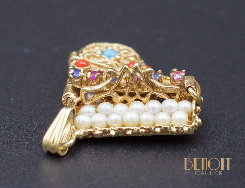 Pendentif Piano Or Jaune