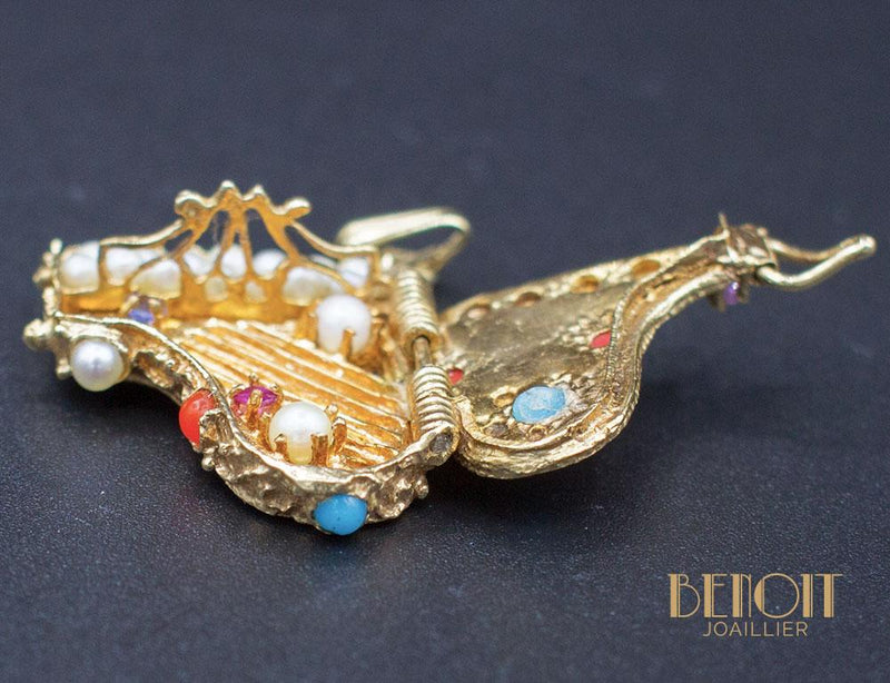 Pendentif Piano Or Jaune