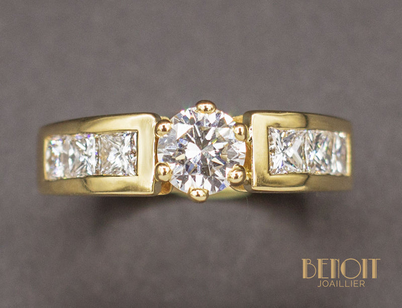 Solitaire Moderne Diamants