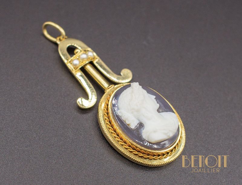Pendentif Camée Napoléon III