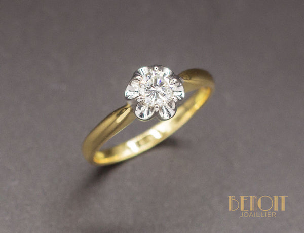 Solitaire Ancien Diamant