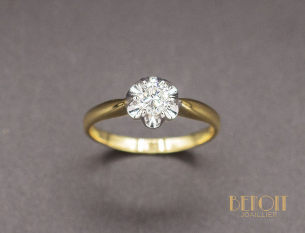 Solitaire Ancien Diamant