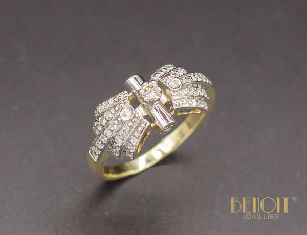 Bague Art Déco Diamants