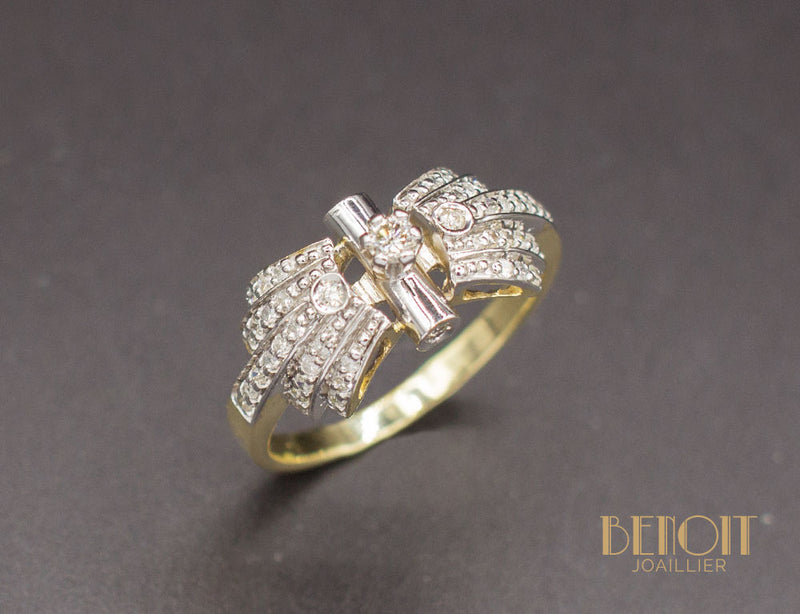 Bague Art Déco Diamants