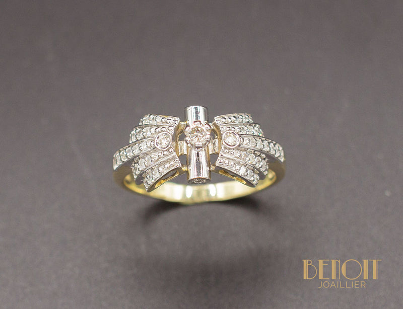 Bague Art Déco Diamants