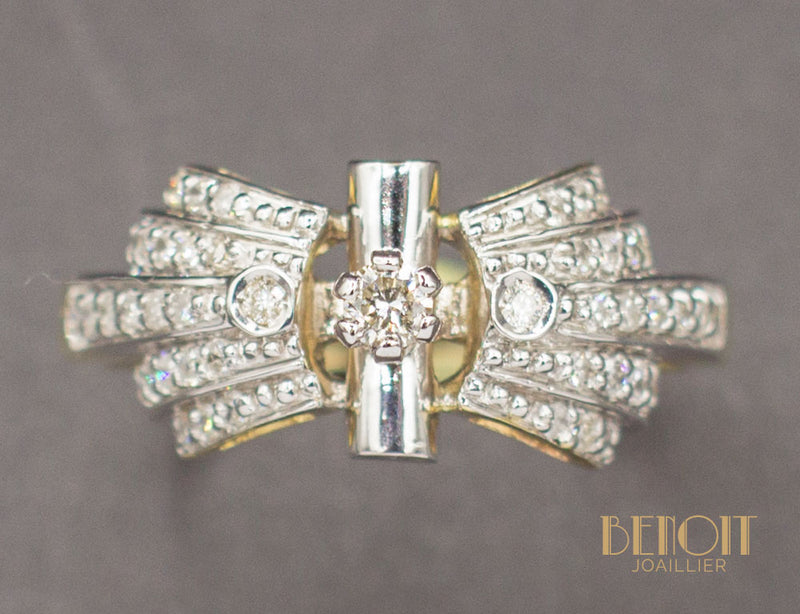 Bague Art Déco Diamants