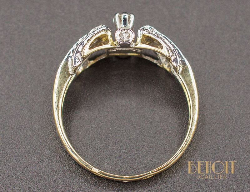 Bague Art Déco Diamants