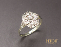 Bague Art Déco Diamants