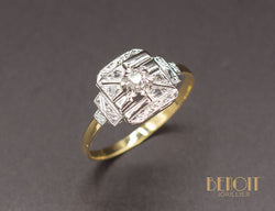 Bague Art Déco Diamants