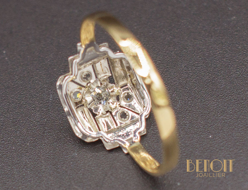 Bague Art Déco Diamants
