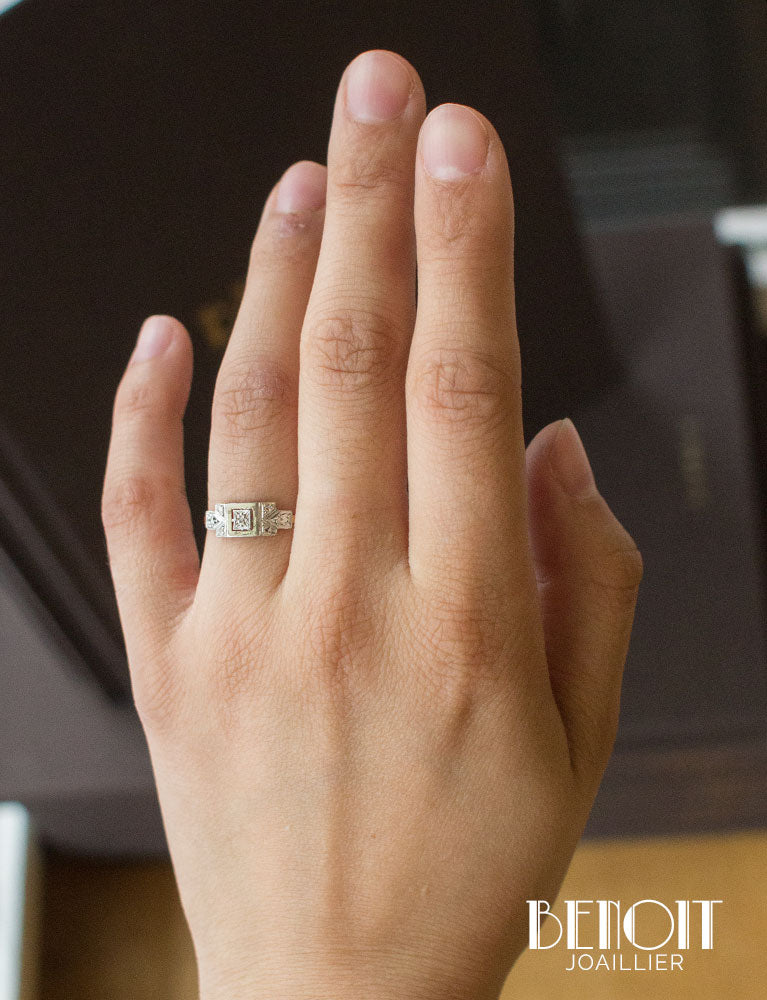 Bague Art Déco Diamant