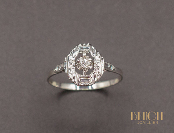 Bague Art Déco Diamant