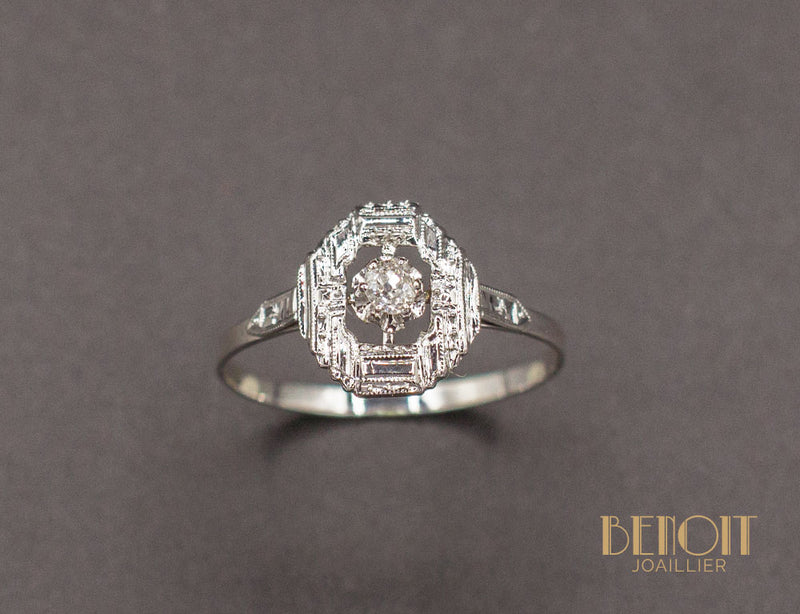 Bague Art Déco Diamant