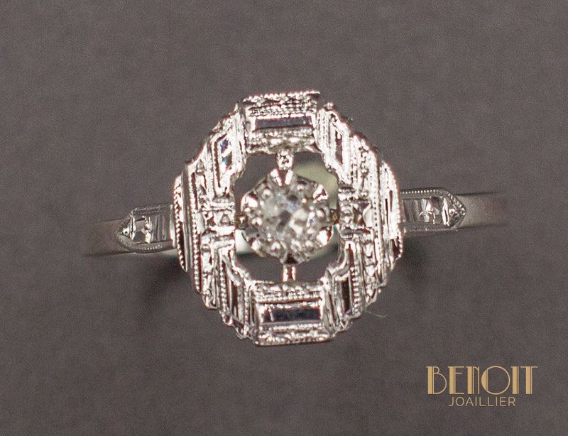 Bague Art Déco Diamant