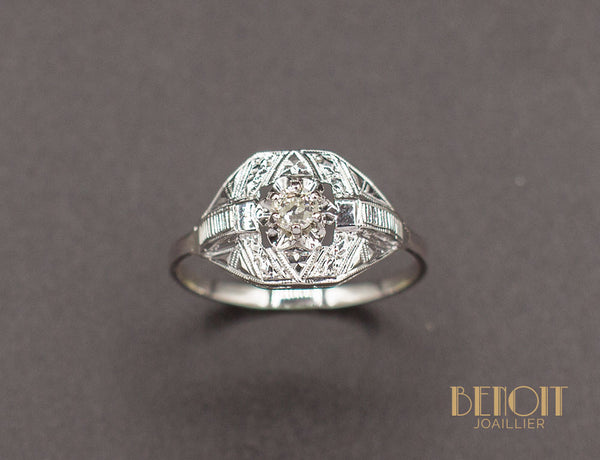 Bague Art Déco Diamant