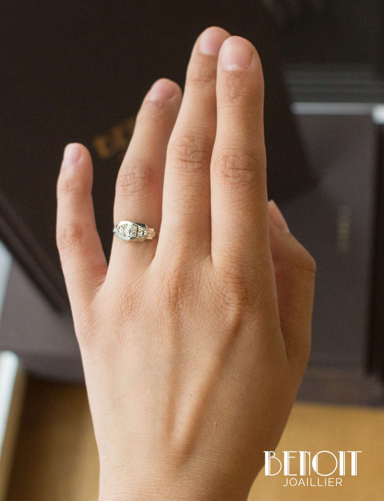 Bague Art Déco Diamant