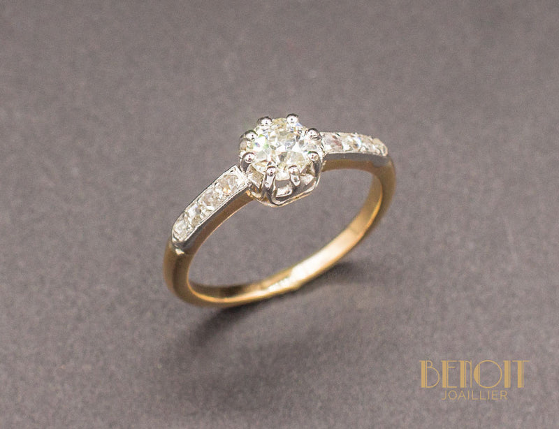 Solitaire Ancien Diamants