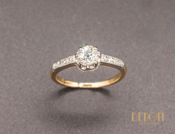 Solitaire Ancien Diamants