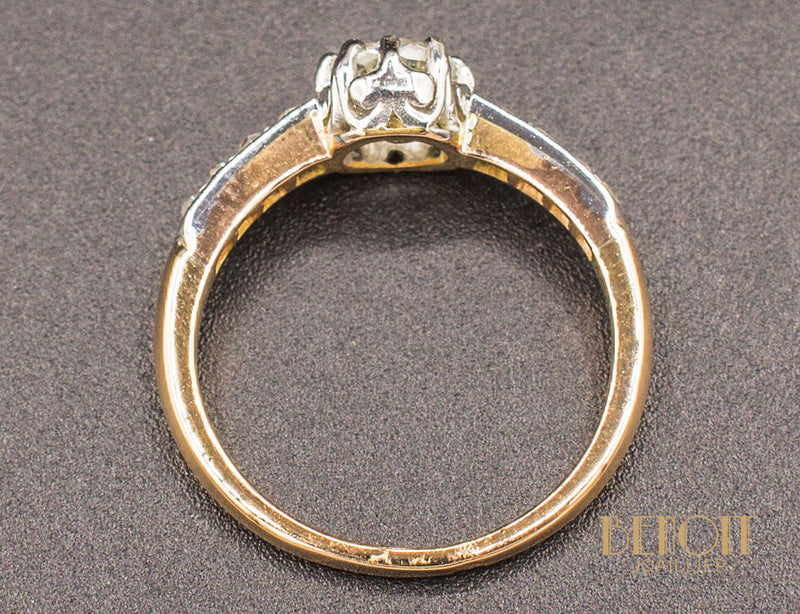 Solitaire Ancien Diamants
