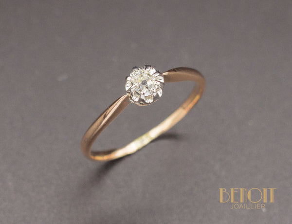 Solitaire Ancien Diamant