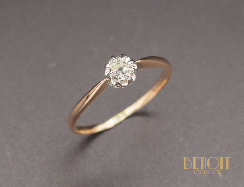 Solitaire Ancien Diamant