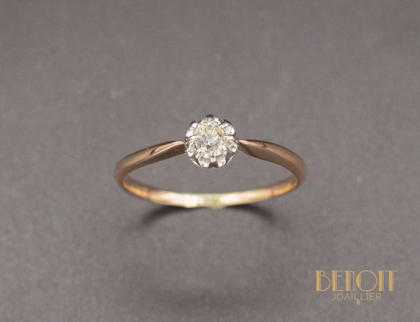 Solitaire Ancien Diamant
