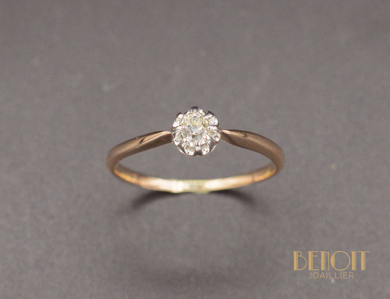 Solitaire Ancien Diamant