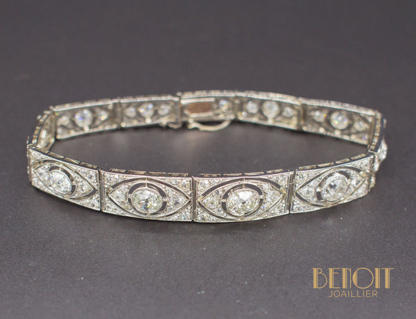 Bracelet Art Déco Diamants