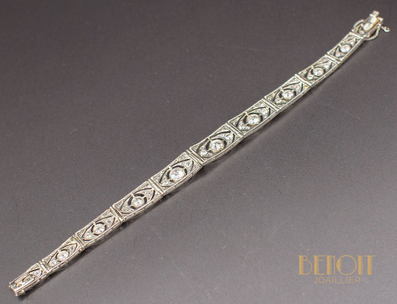 Bracelet Art Déco Diamants