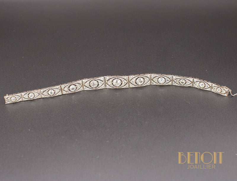 Bracelet Art Déco Diamants