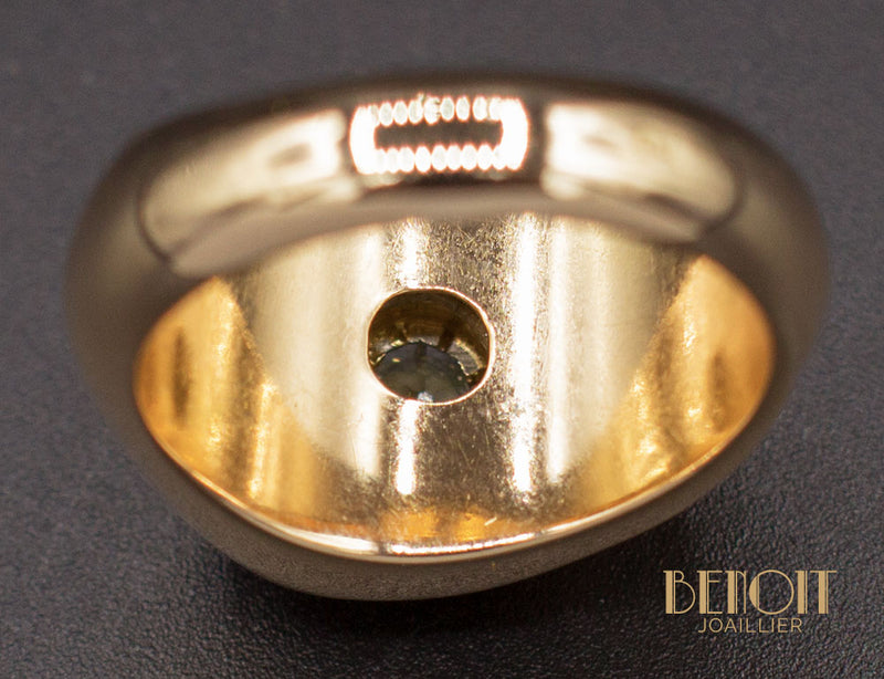 Bague 1950 Or Rose Diamant