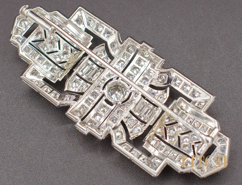 Broche Art Deco Argent Massif Bijoux Vintage Broche Art Deco Argent Massif Bijoux Vintage