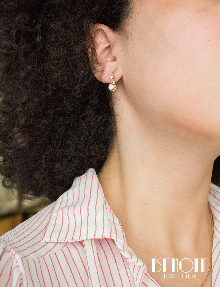 Boucles d'Oreilles Diamants