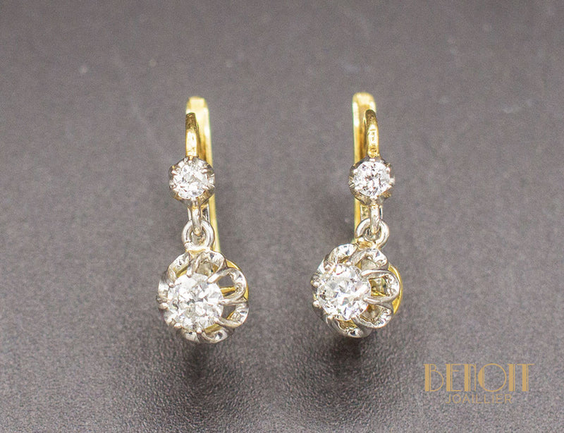 Boucles d'Oreilles Diamants