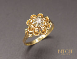 Bague Fleur 1950 Diamant