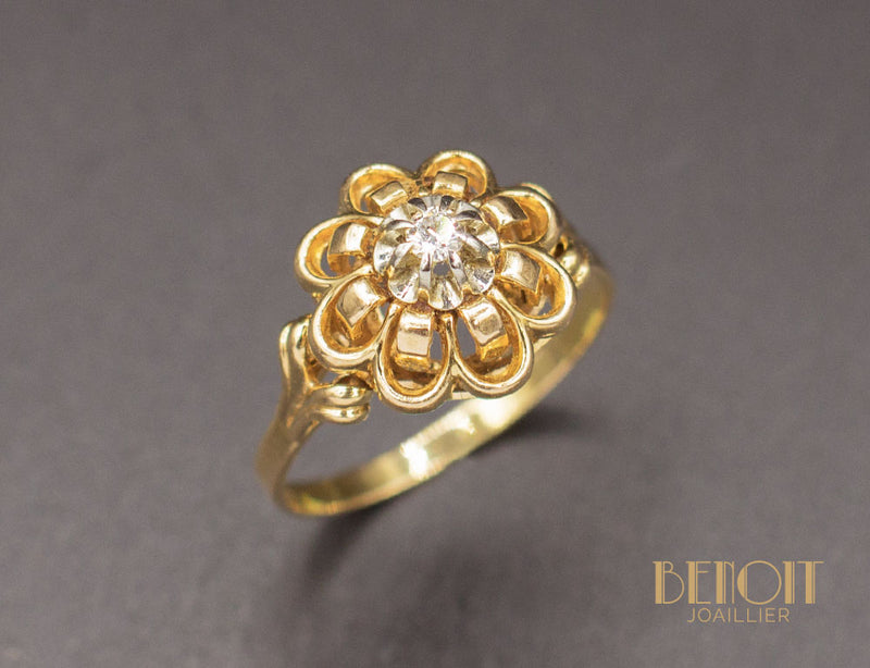 Bague Fleur 1950 Diamant