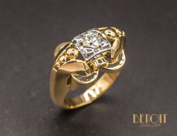 Bague Cocktail 1950 Diamant