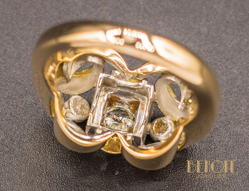 Bague Cocktail 1950 Diamant