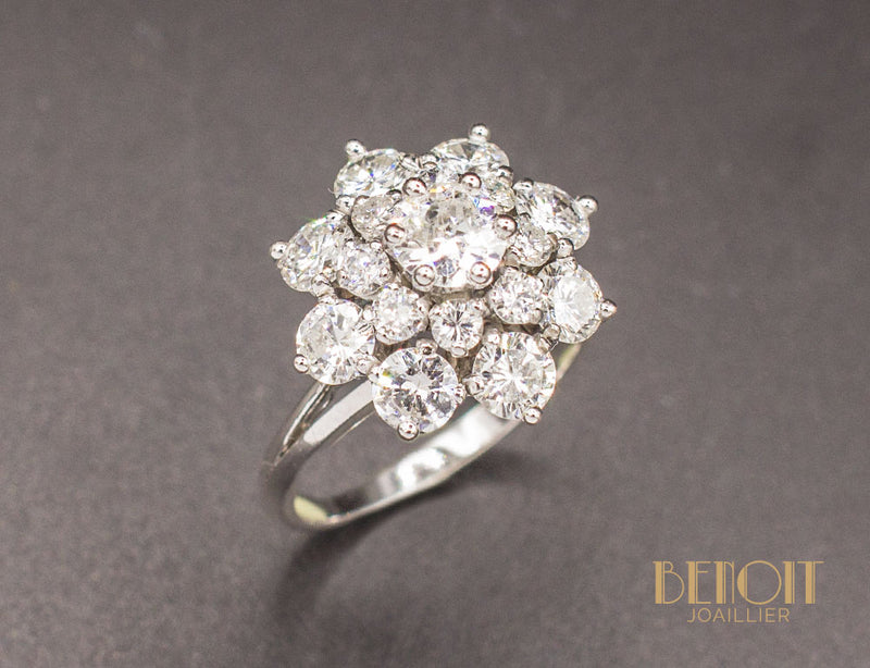 Bague Marguerite Diamants